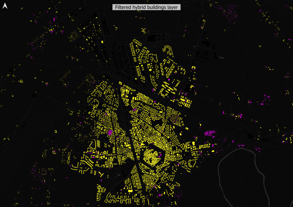 buildings and dwellings in Italy, machine learning image recognition